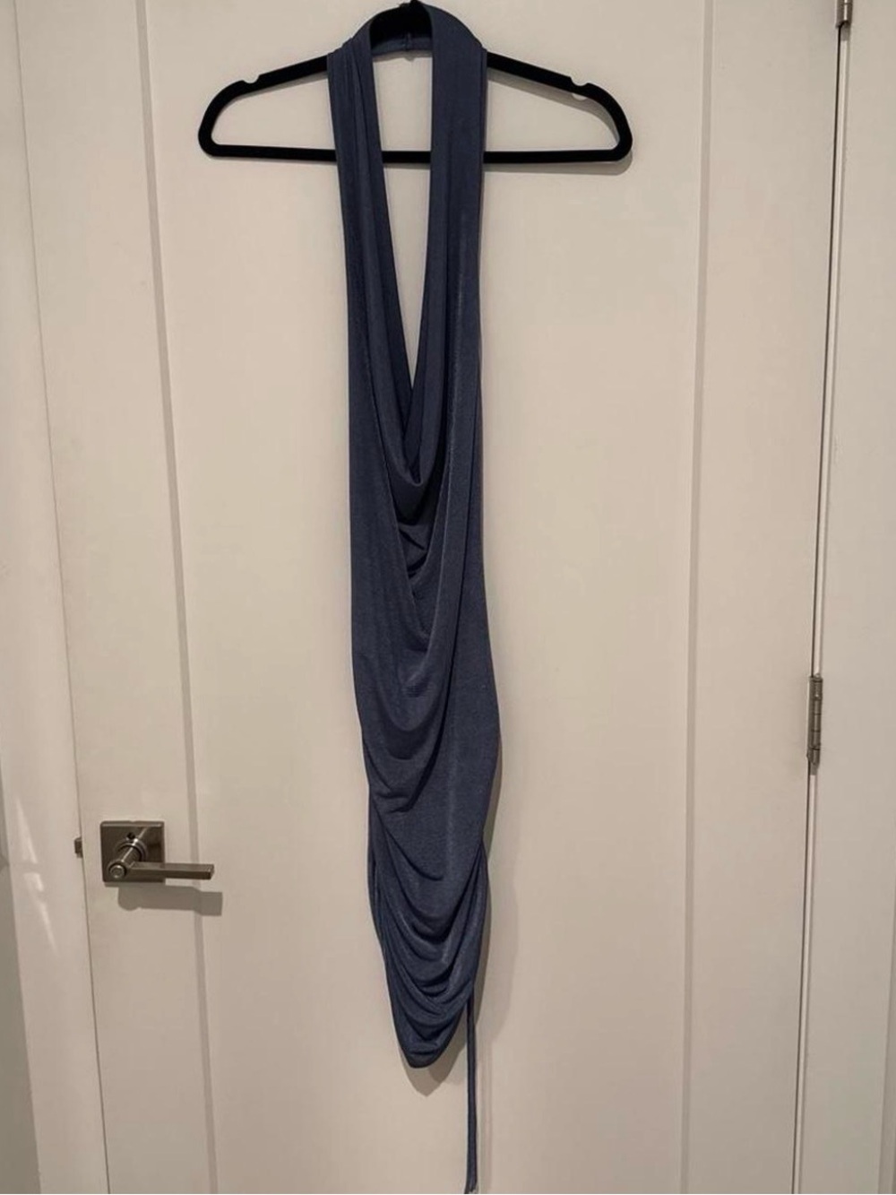 SHEIN Navy Blue Draped Infinity Scarf